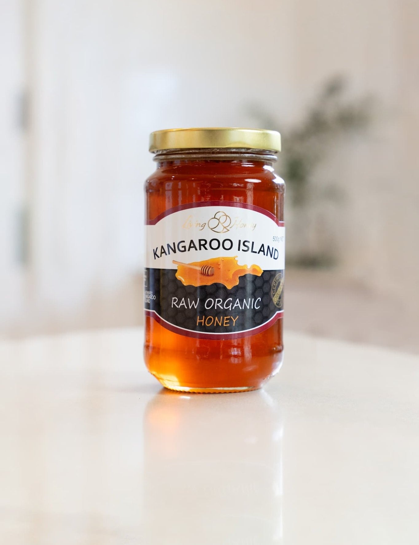 500g Raw Organic Honey - Kangaroo Island Olives