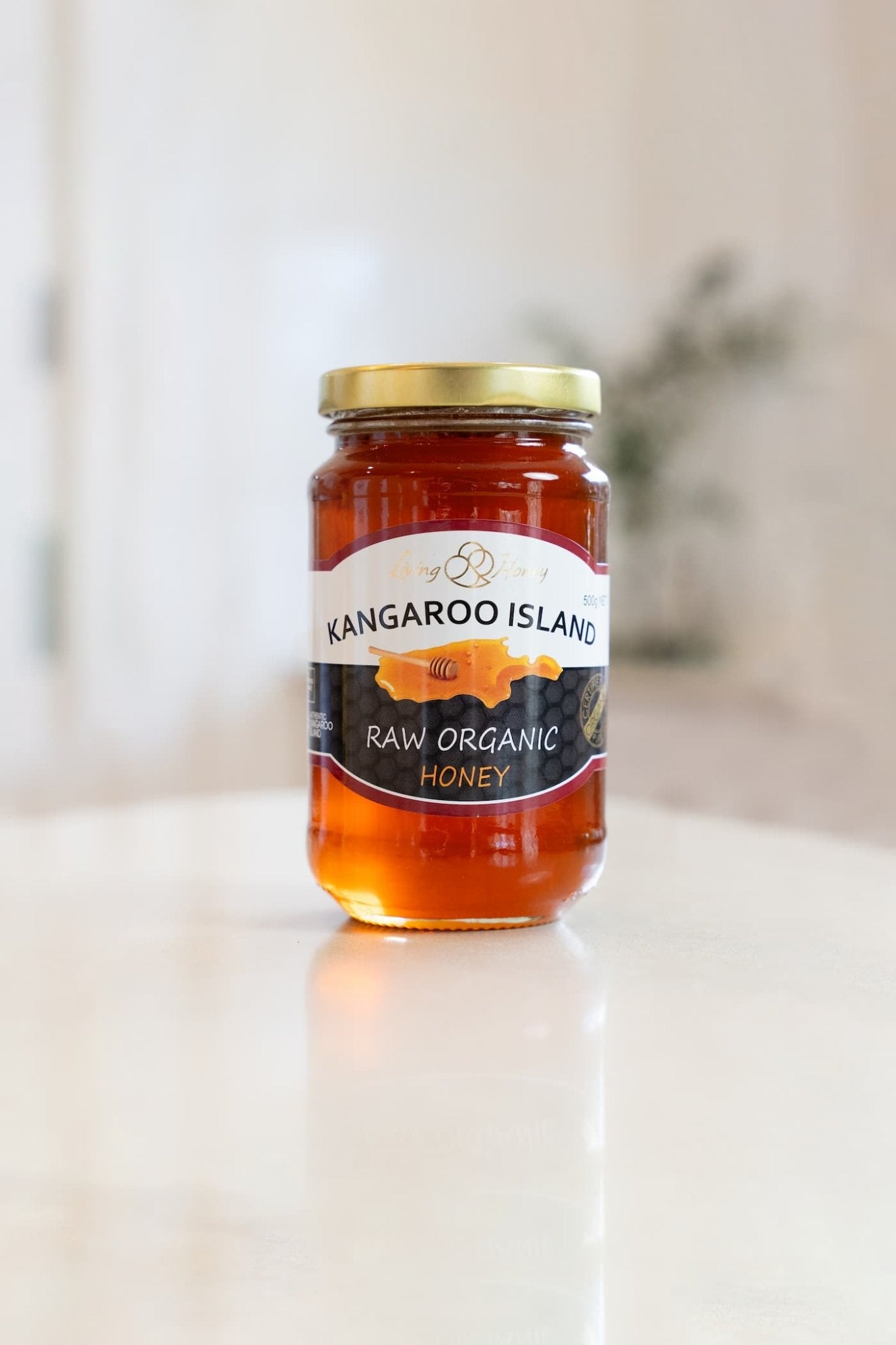 500g Raw Organic Honey - Kangaroo Island Olives