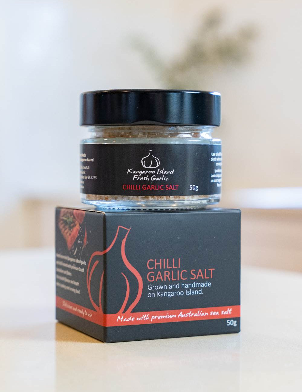 Chilli Garlic Salt - Kangaroo Island Olives