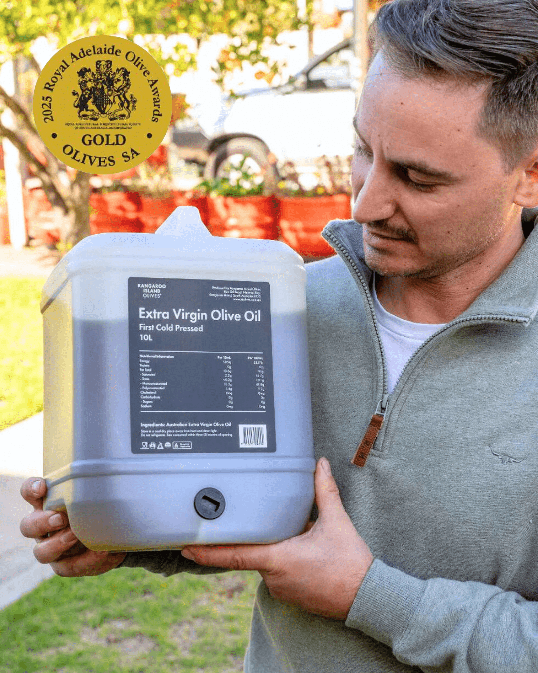Extra Virgin Olive Oil (10L) - Kangaroo Island Olives