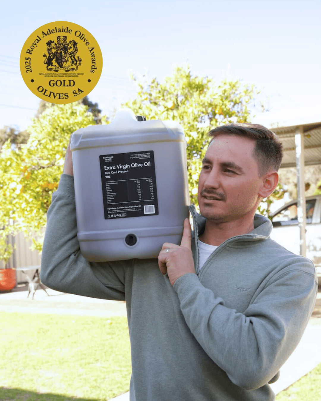 Extra Virgin Olive Oil (20L) - Kangaroo Island Olives