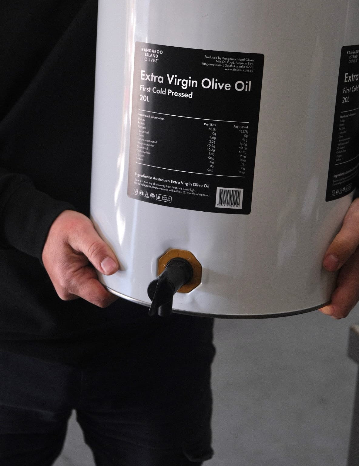 Extra Virgin Olive Oil (20L) - Kangaroo Island Olives