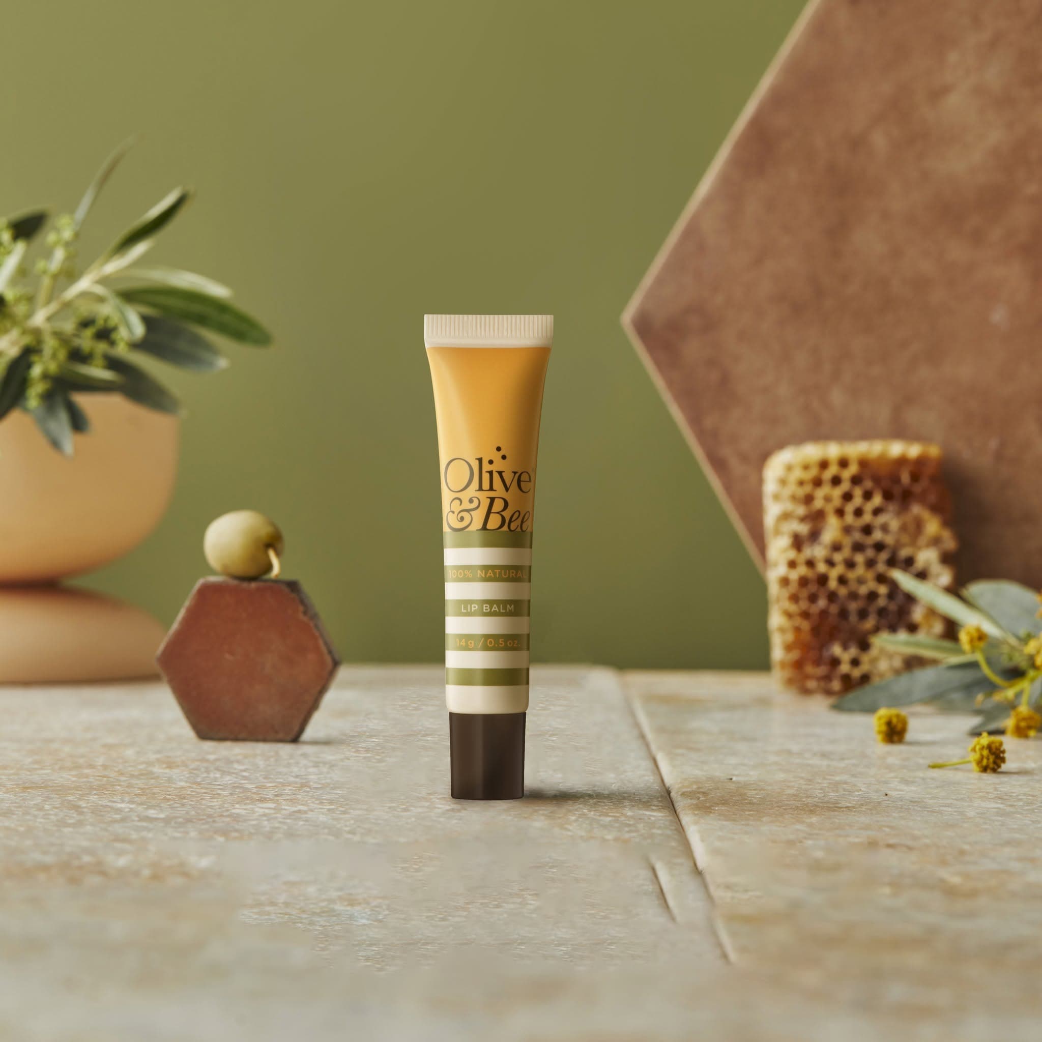 Olive Oil & Beeswax Natural Lip Balm