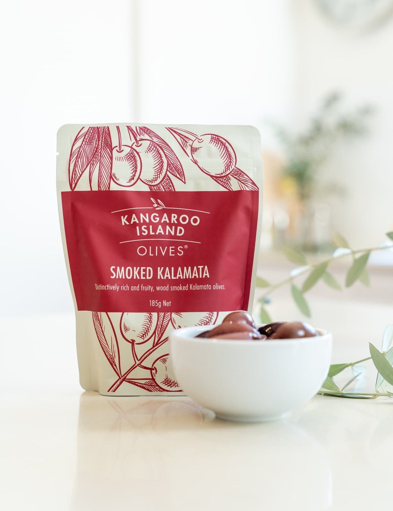 Smoked Kalamata Olives - Kangaroo Island Olives