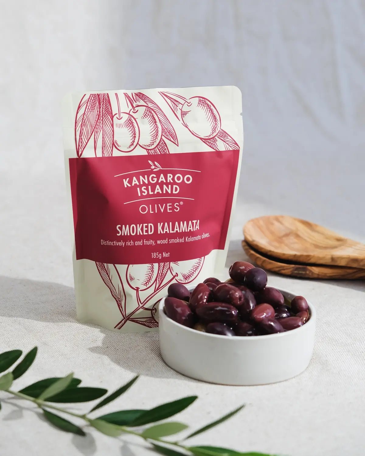 Smoked Kalamata Olives - Kangaroo Island Olives